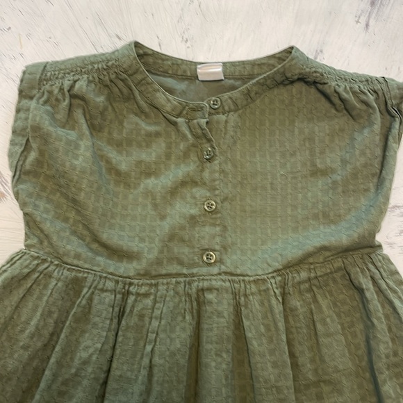 GAP Girls Olive Green Dress size 5 - Picture 3 of 4